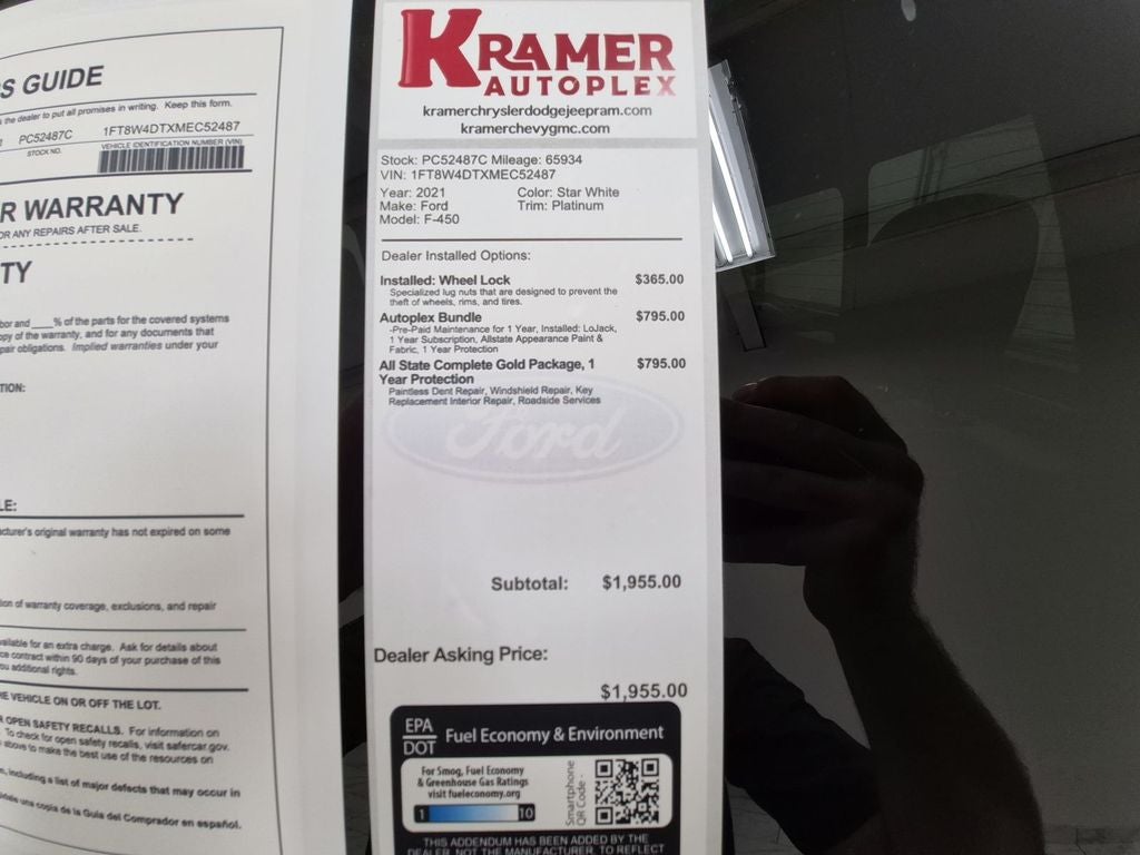 2021 Ford F-450 Platinum