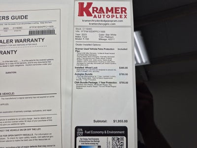 2023 Ford F-150 Platinum