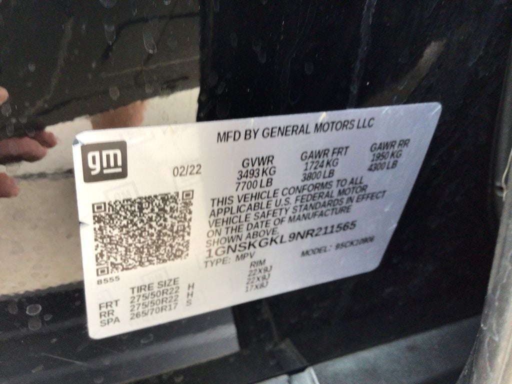 2022 Chevrolet Suburban High Country