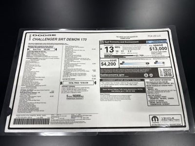 2023 Dodge Challenger SRT Hellcat Redeye Widebody