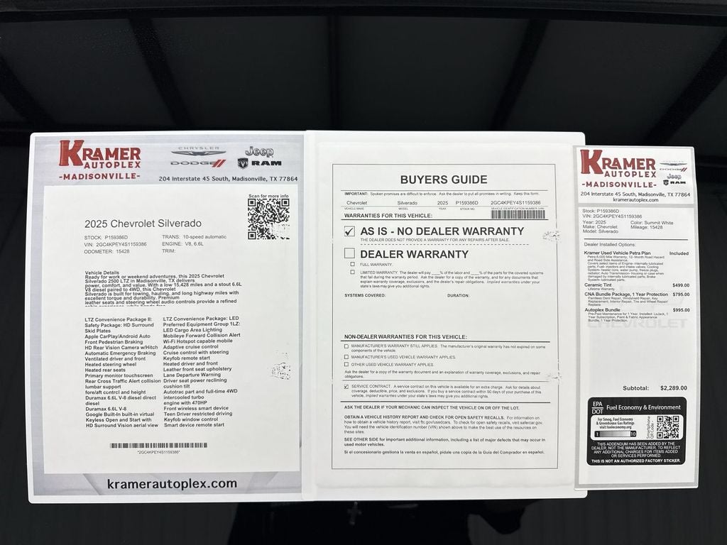 2025 Chevrolet Silverado 2500HD LTZ