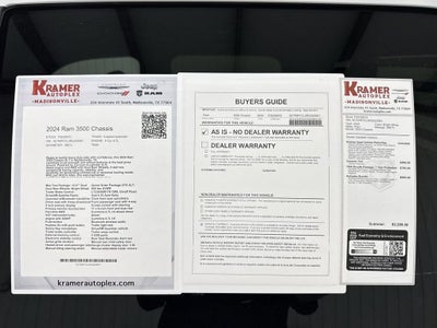 2024 RAM 3500 Chassis SLT