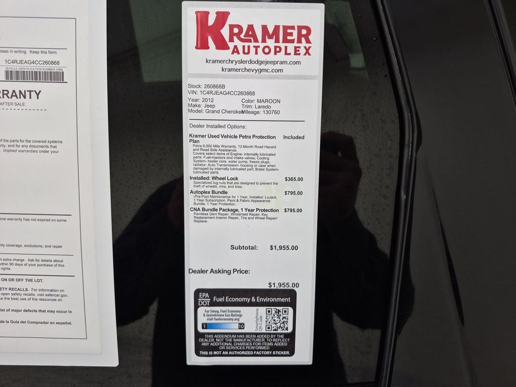 2012 Jeep Grand Cherokee Laredo