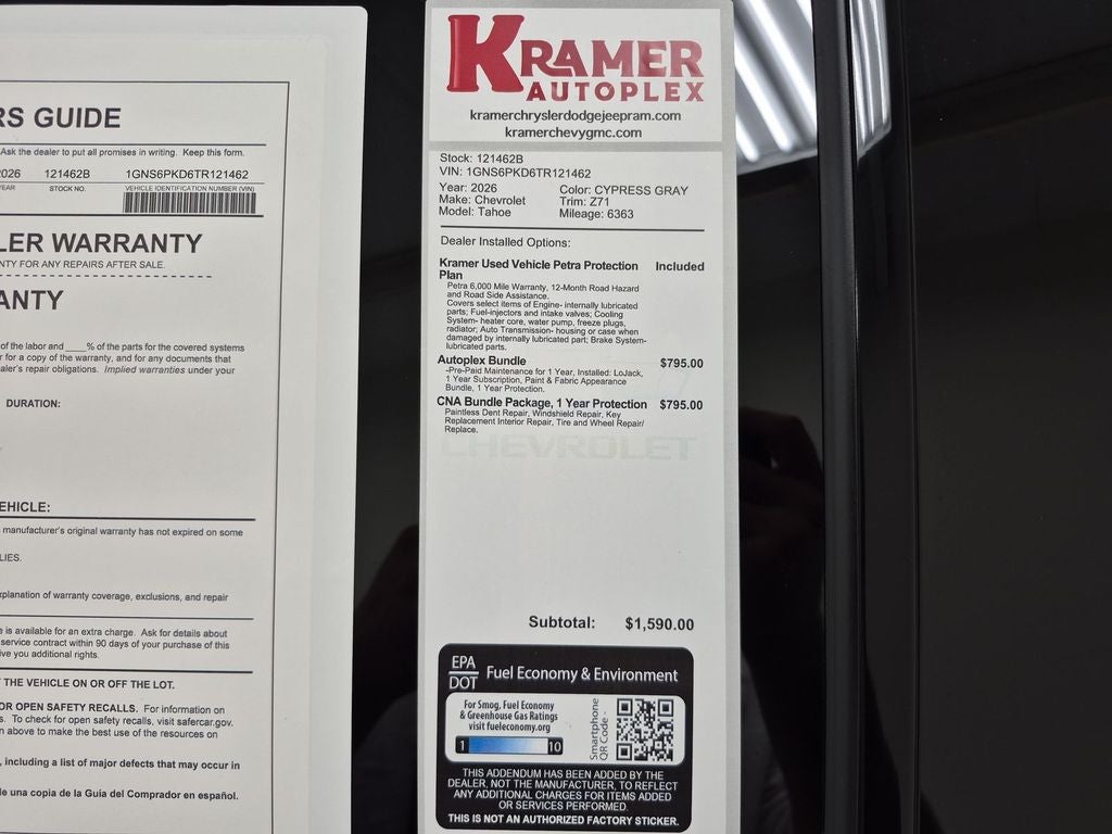 2026 Chevrolet Tahoe Z71