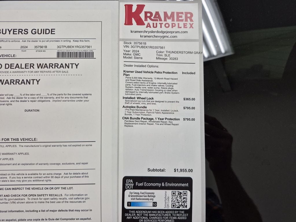 2024 GMC Sierra 1500 SLE