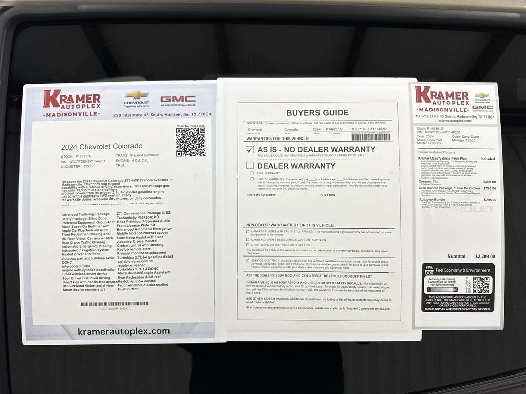2024 Chevrolet Colorado Z71