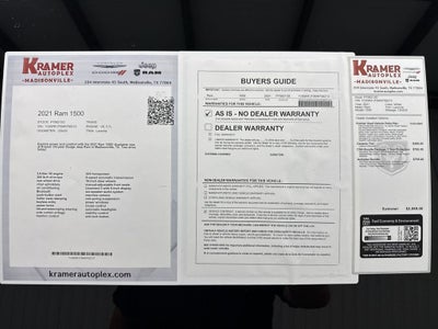 2021 RAM 1500 Laramie Crew Cab 4x4 5'7' Box