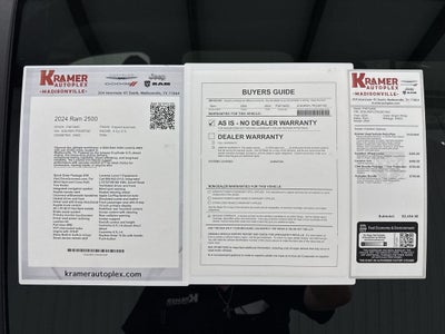 2024 RAM 2500 Laramie Crew Cab 4x4 6'4' Box