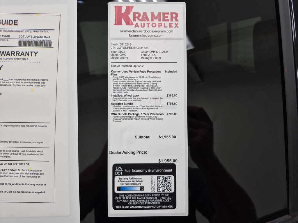 2022 GMC Sierra 1500 AT4X