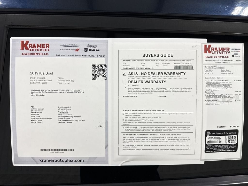 2019 Kia Soul +