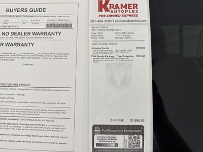 2023 RAM 1500 Laramie Crew Cab 4x4 5'7" Box