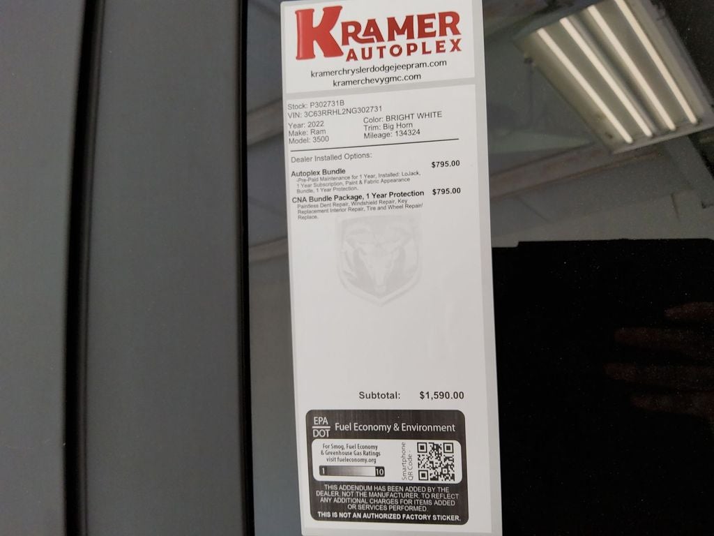 2022 RAM 3500 Big Horn